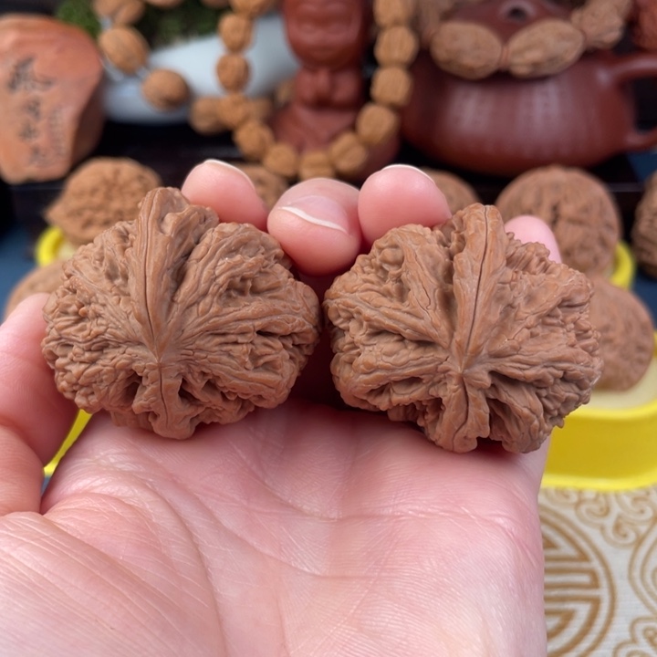 吊坠文玩核桃座山雕41