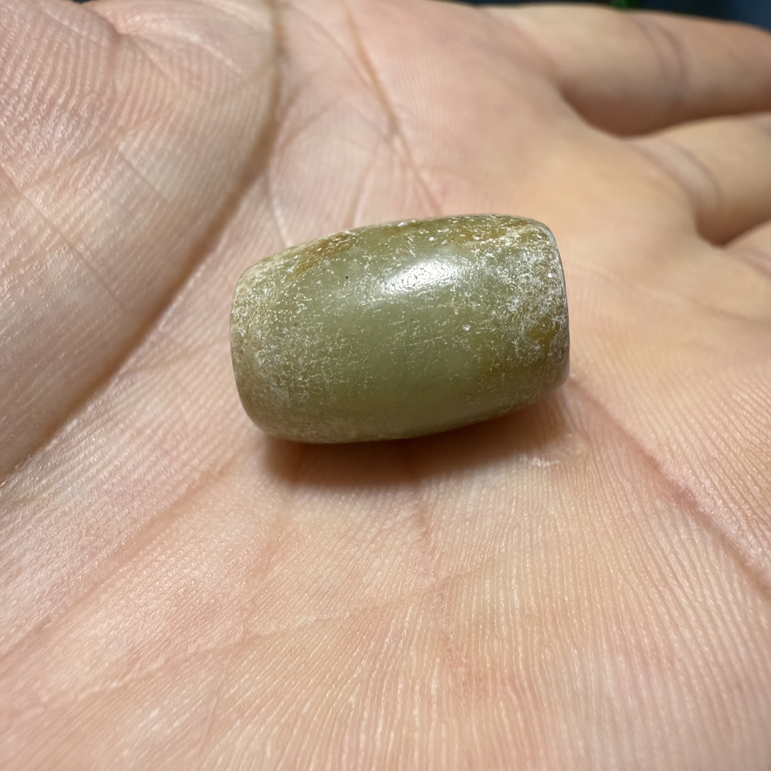筒珠玉珠子钙化层