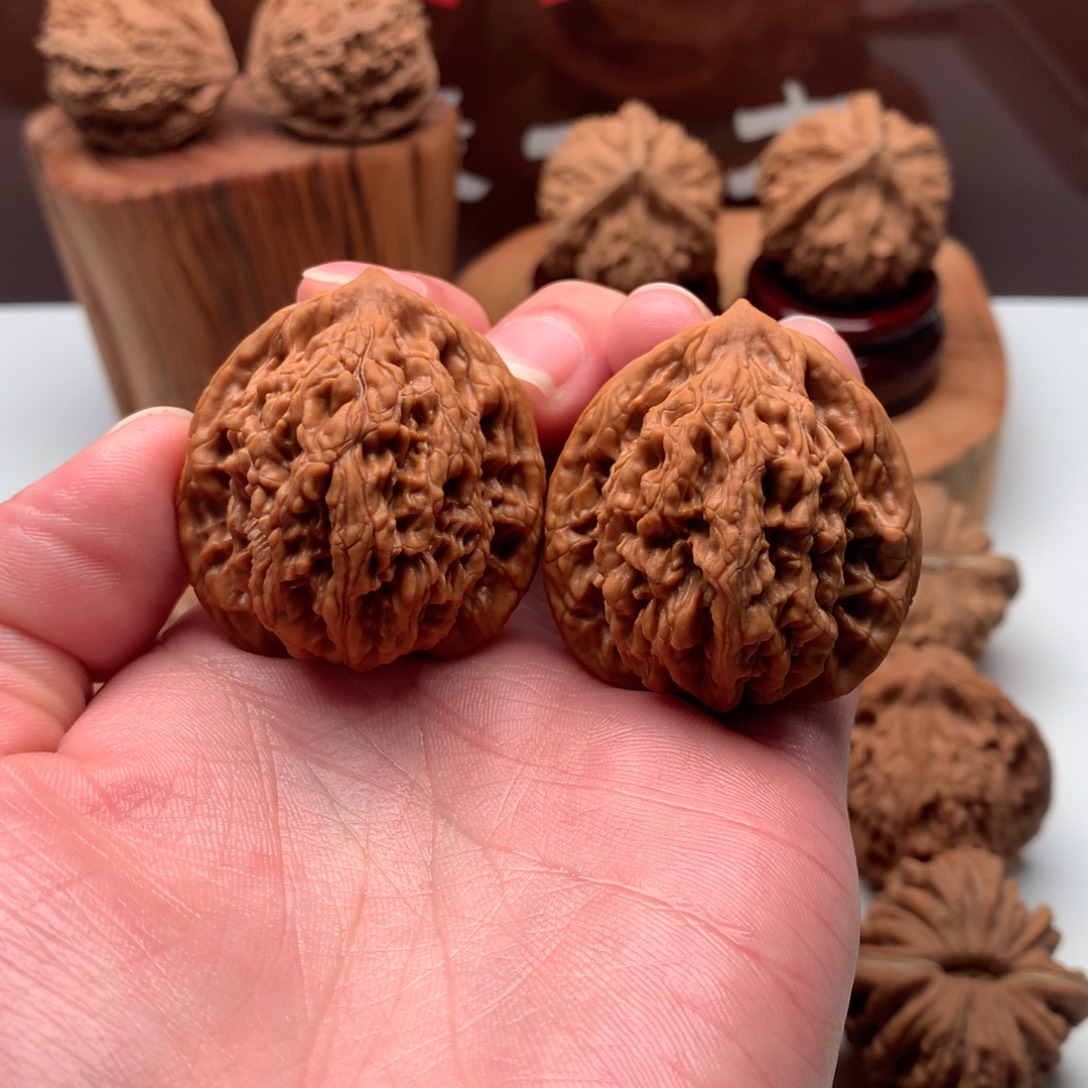 每***始吊坠文玩核桃精品虎头