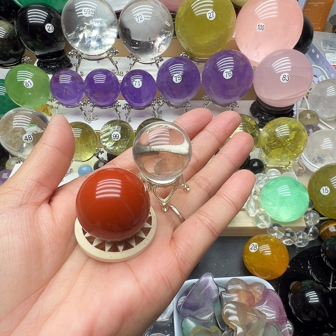 珠宝半成品水晶未镶嵌