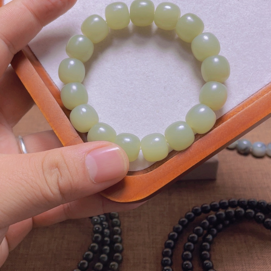 未镶嵌手链和田玉心**法