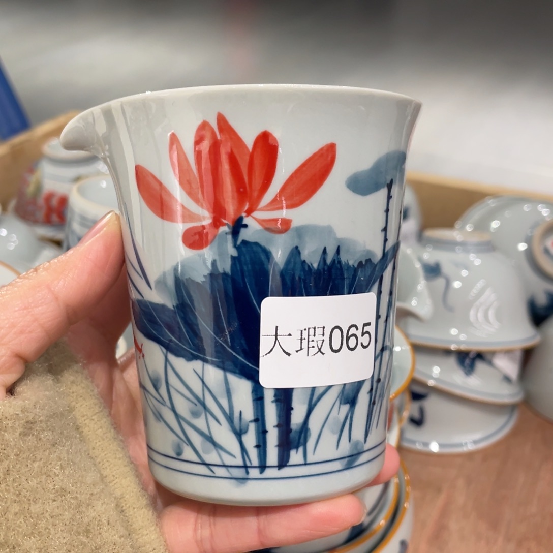 有瑕釉下彩纯手绘