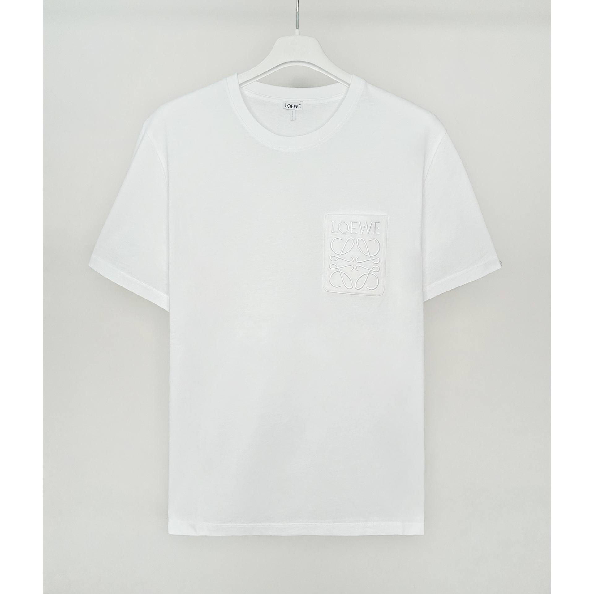 未使用 LOEWE/罗意威 MJ胸口字母刺绣 男士短袖T恤H526Y22XBC 