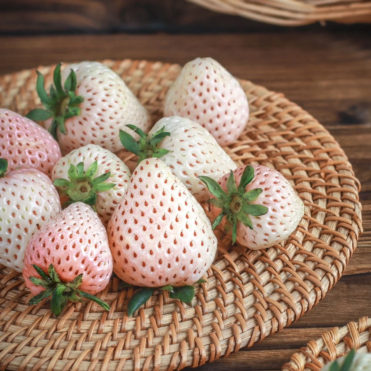 果切好吃又好看的白草莓一盒12个