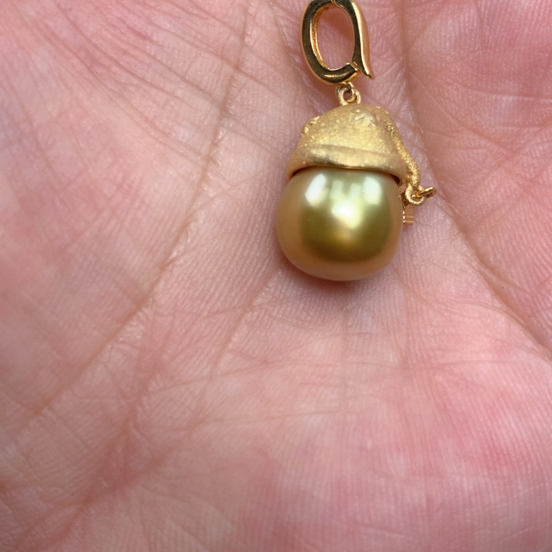 海水珍珠颈饰银S925镶嵌