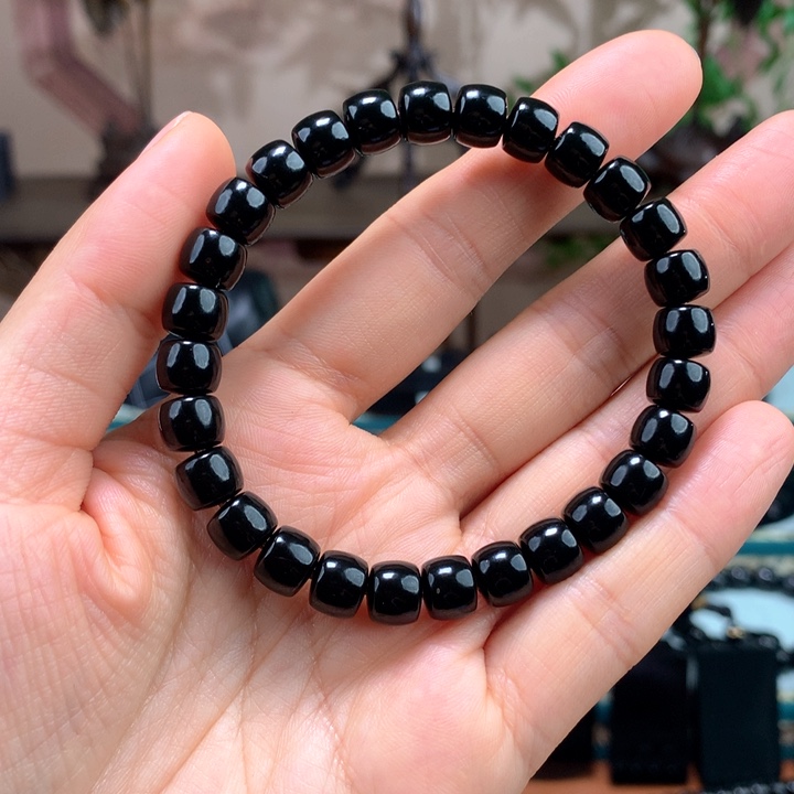 和田玉（青玉）手链未镶嵌