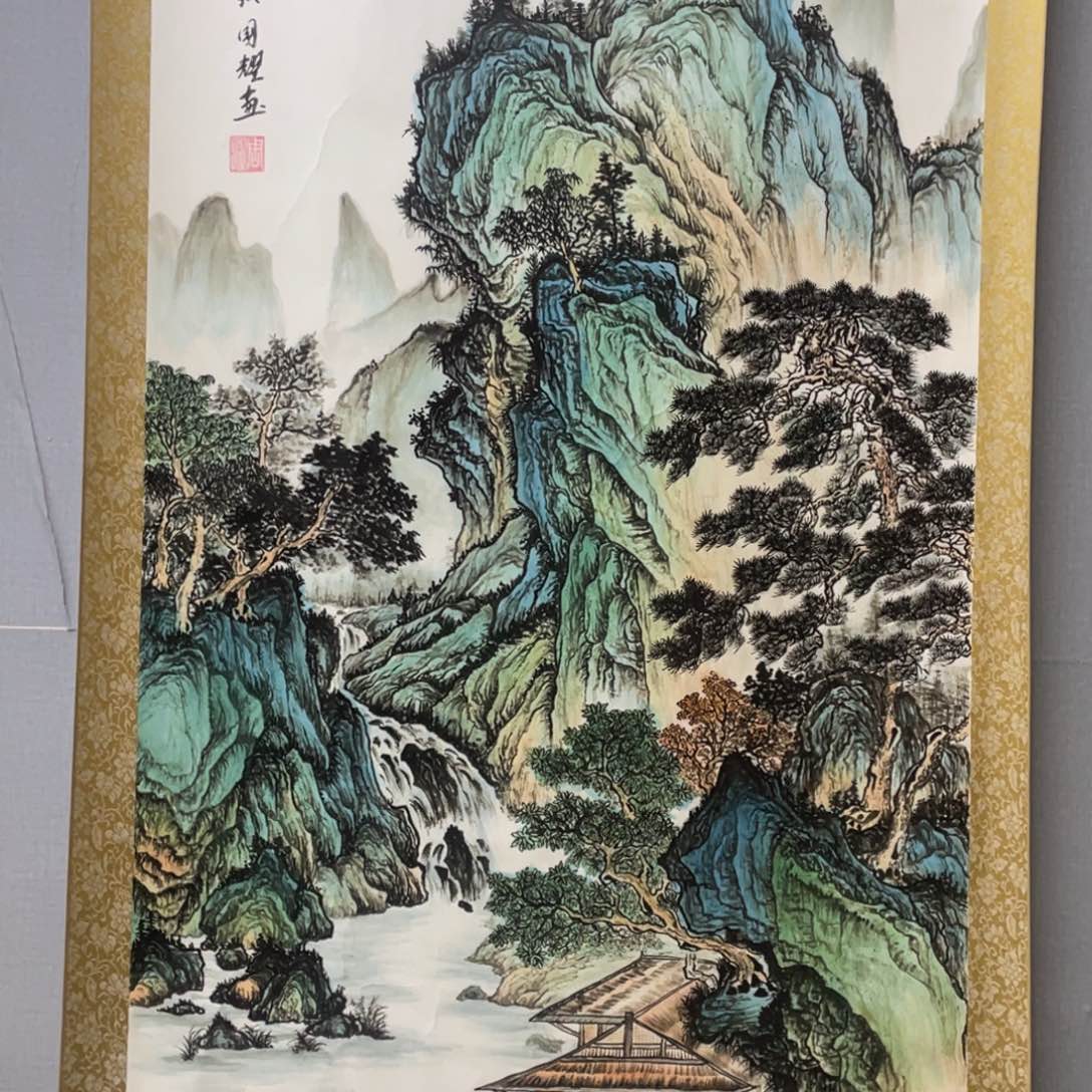 国画老师手绘带运险w