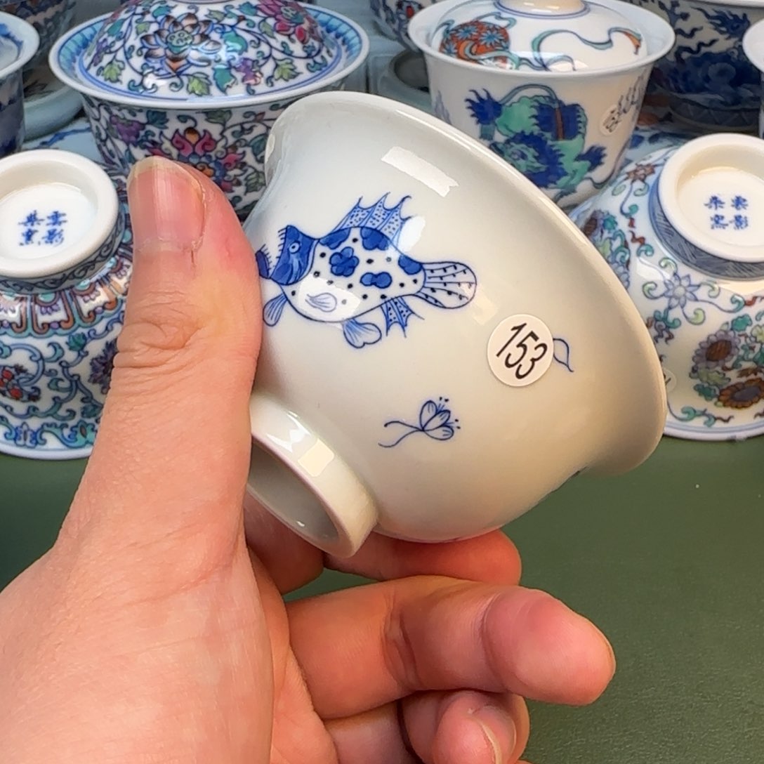 彦祖纯手工手绘茶具153