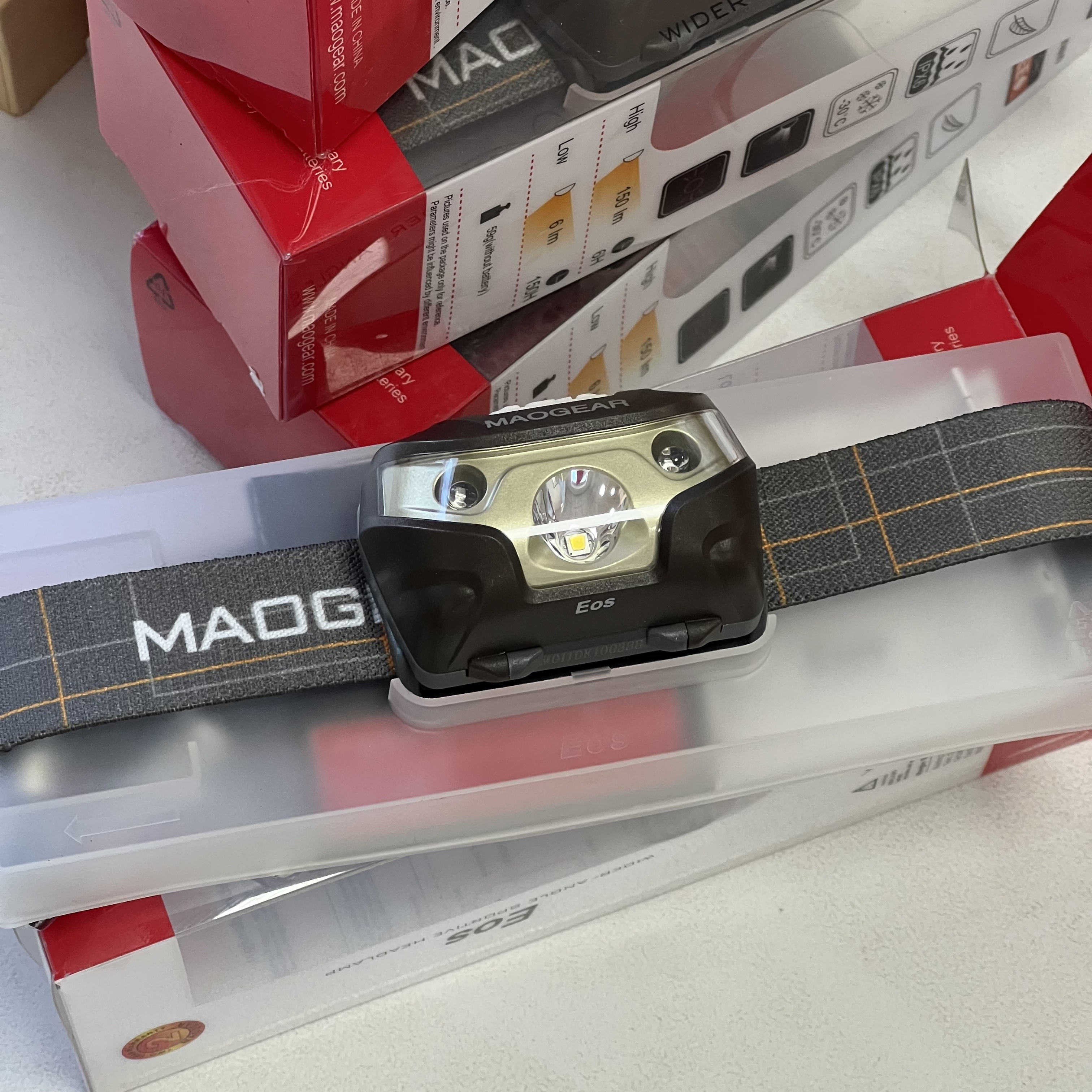 山力士头灯户外登山徒步头灯EOS