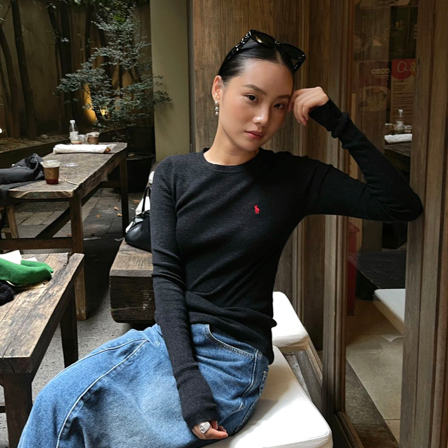 PURITYYH小众简约时尚外穿保暖内搭羊毛针织上衣女秋冬修身针织衫