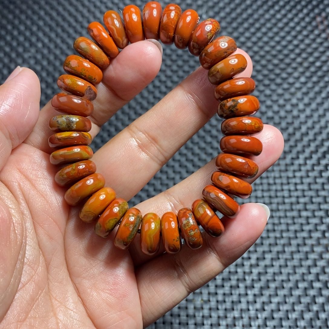 玛瑙/玉髓战国红未镶嵌