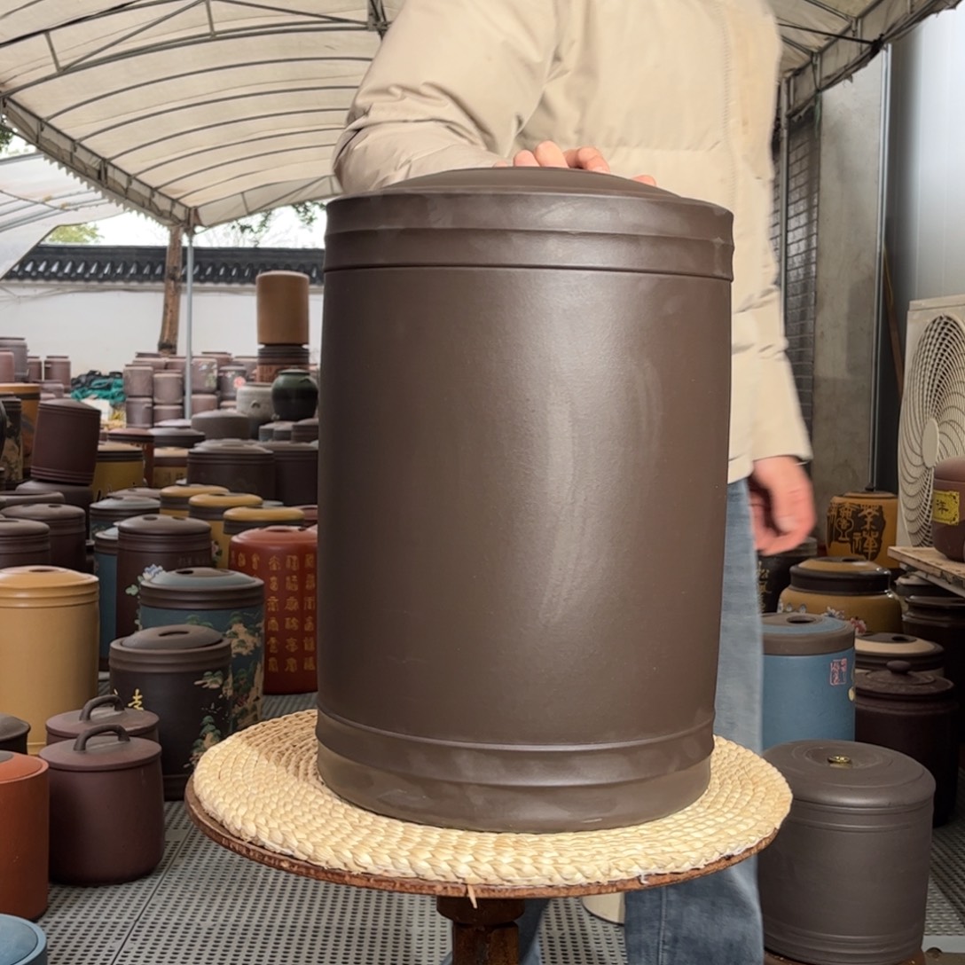 茶叶罐紫砂23 饼茶叶罐