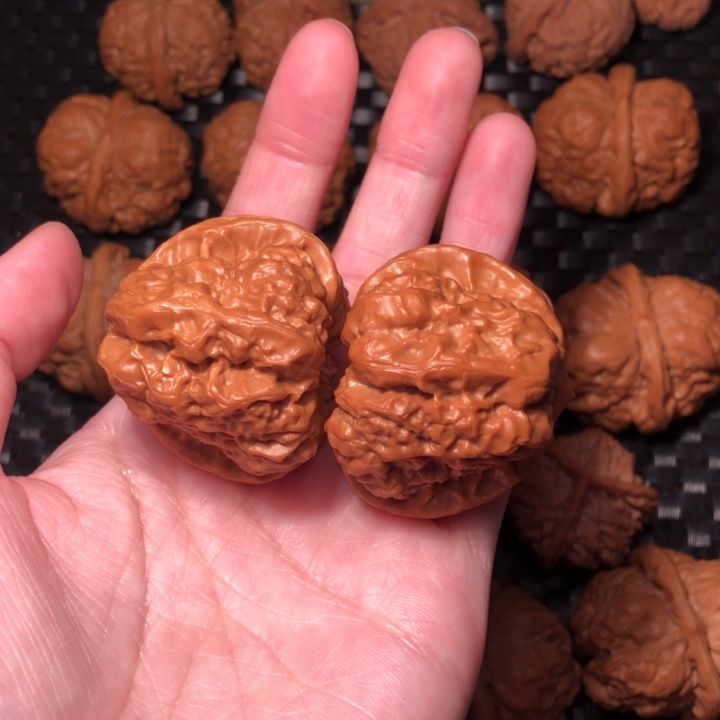 文玩核桃把件素**头蛤蟆