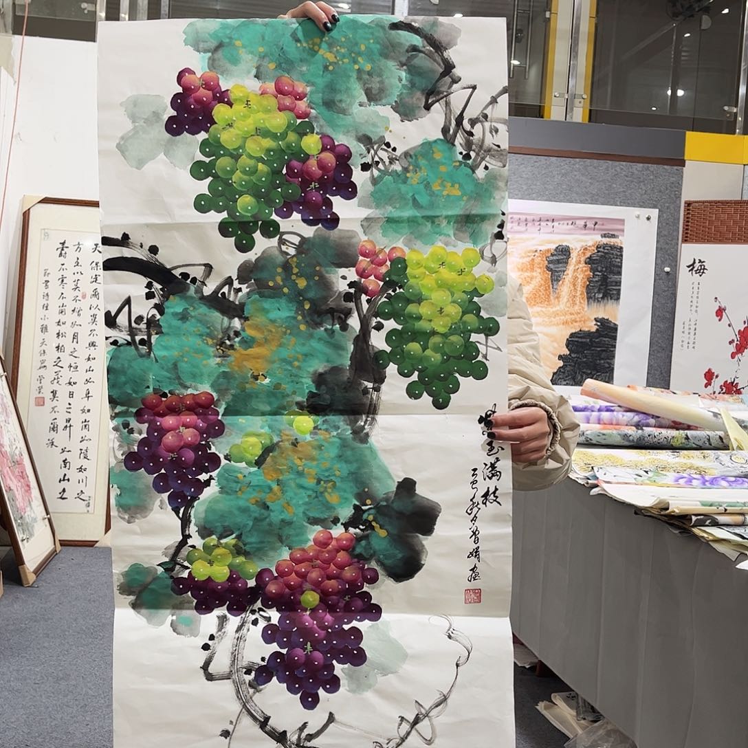 宿***司国画HL国画单幅任发