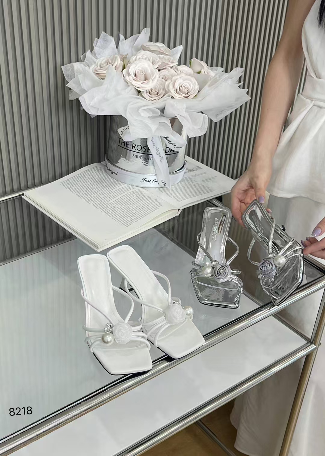 运动浅口缝制鞋纯色夏季一字拖仙女风平底百搭细跟