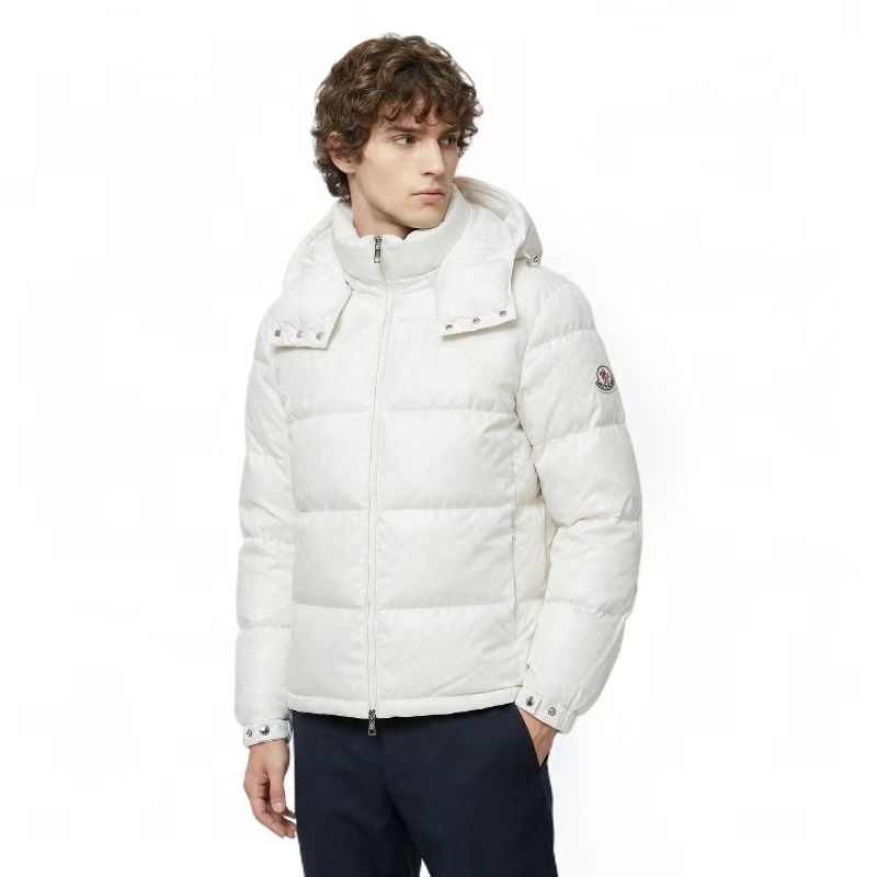 【羽绒服＋打底衫 两件】MK外套男士户外长款连帽秋冬亮面情侣运动