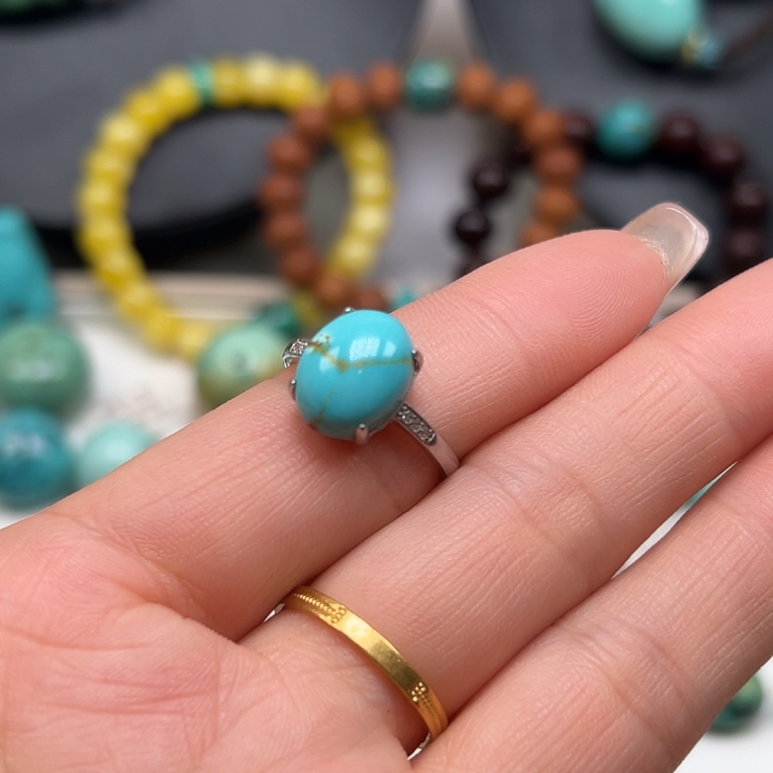 绿松石珠宝奇石未镶嵌