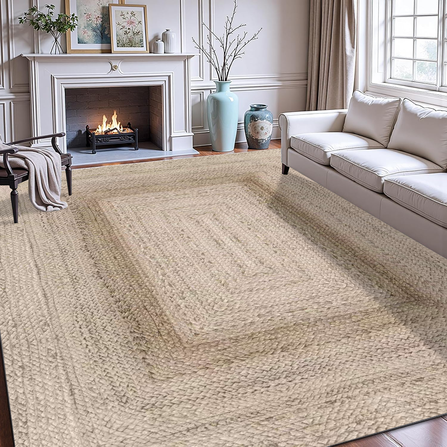 客厅家用地毯可擦免洗侘寂风防污防滑易打理沙发茶几大面积地毯