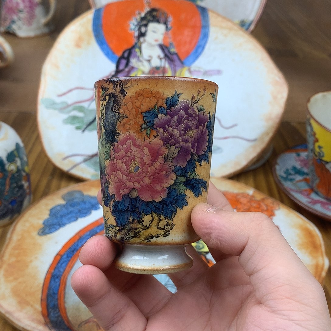 逍***在杯景德镇陶瓷手作