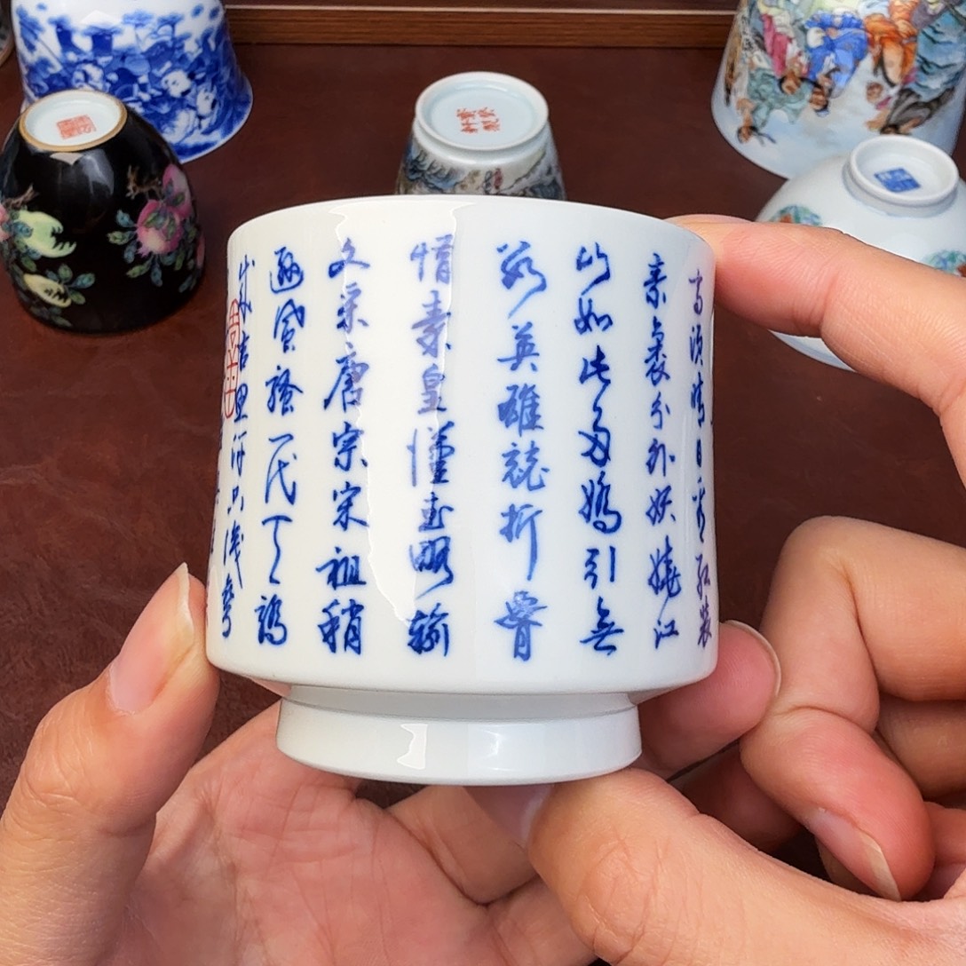 陶景德镇全手工全手绘陶瓷