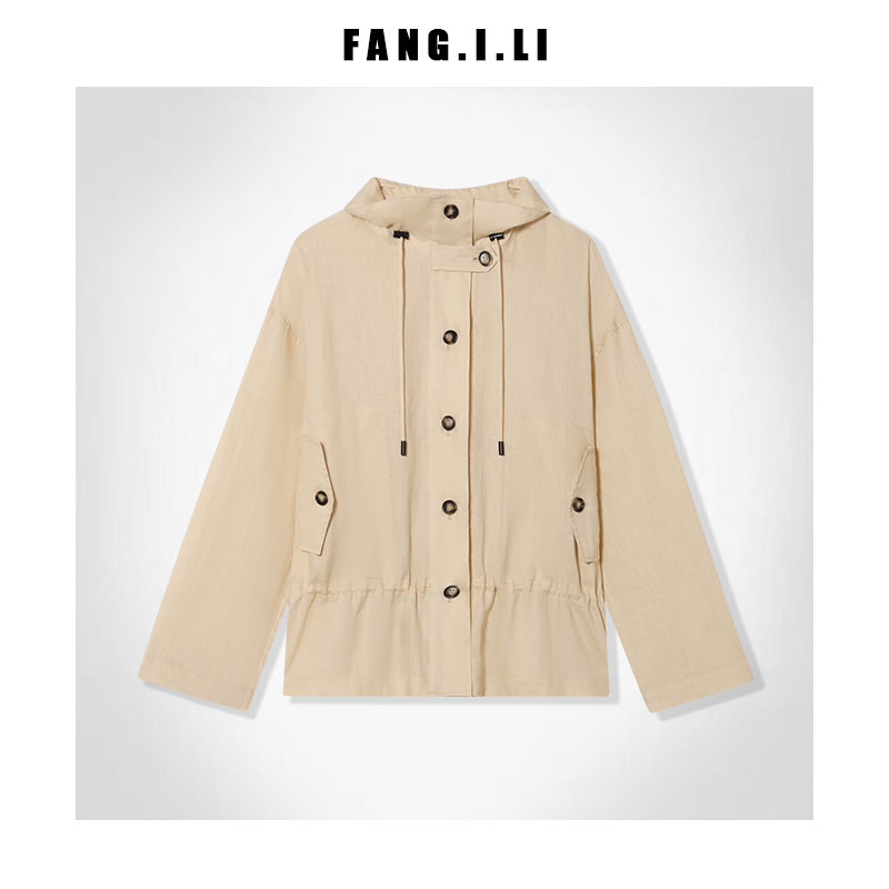 FANG I LI丨老钱女士首选丨LP亚麻短外套