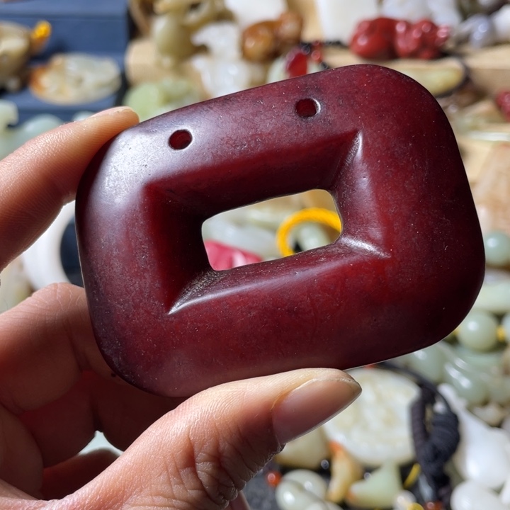 和田玉未镶嵌吊坠(不含链)