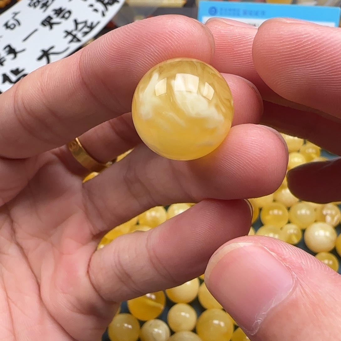 蜜蜡裸石未镶嵌天然c27