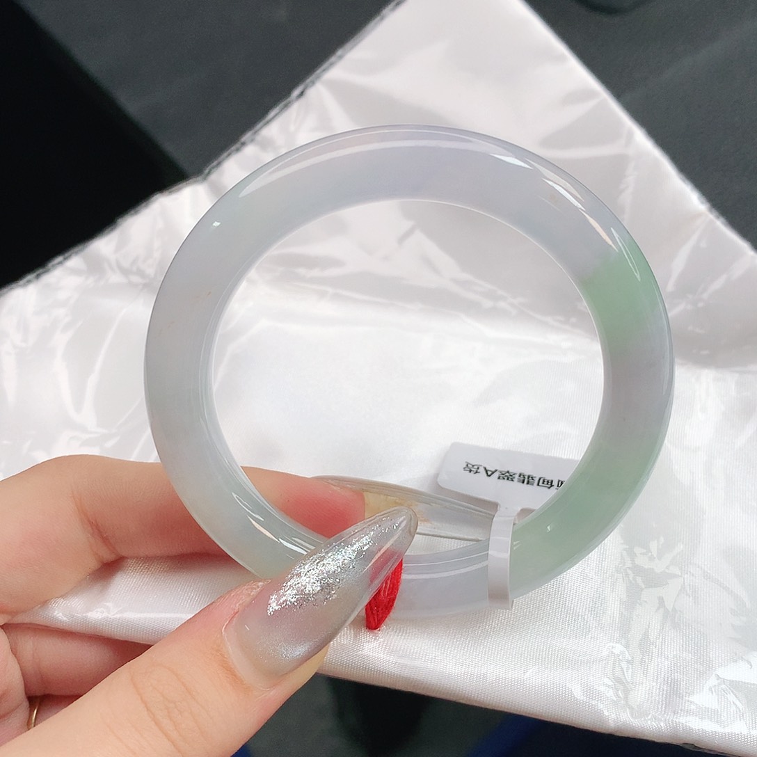 未镶嵌手镯翡翠圆条54