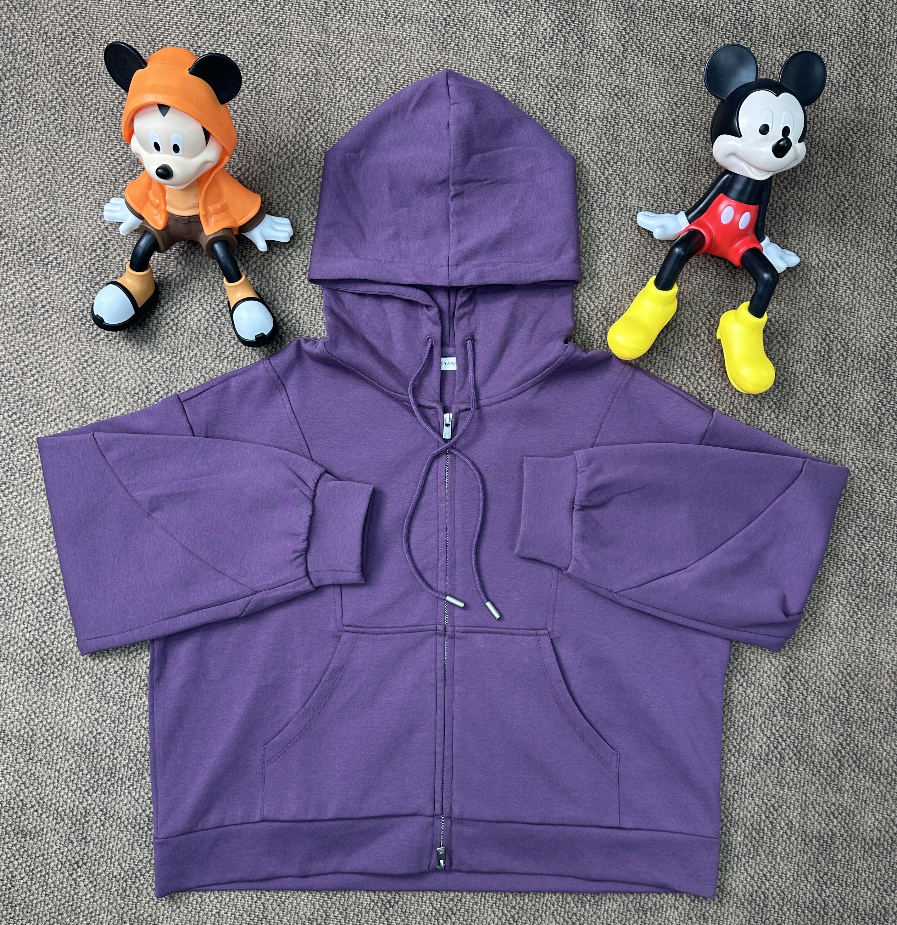 （福利）美羊少量现货滑板少女套装精梳棉混卫衣纯色时尚气质外套