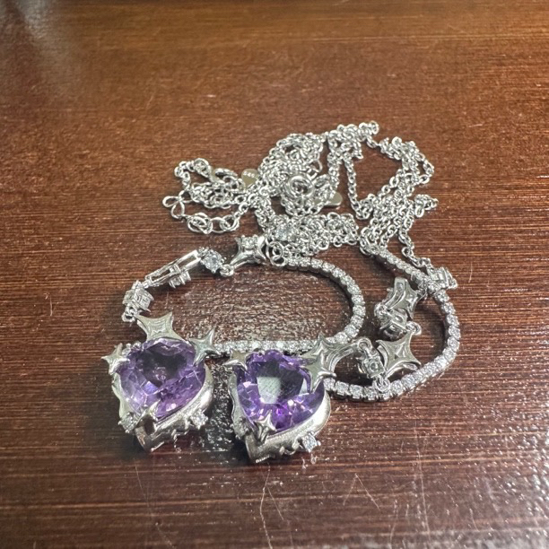 【拾晶轩】天然紫水晶吊坠 多样性发一件 BB414