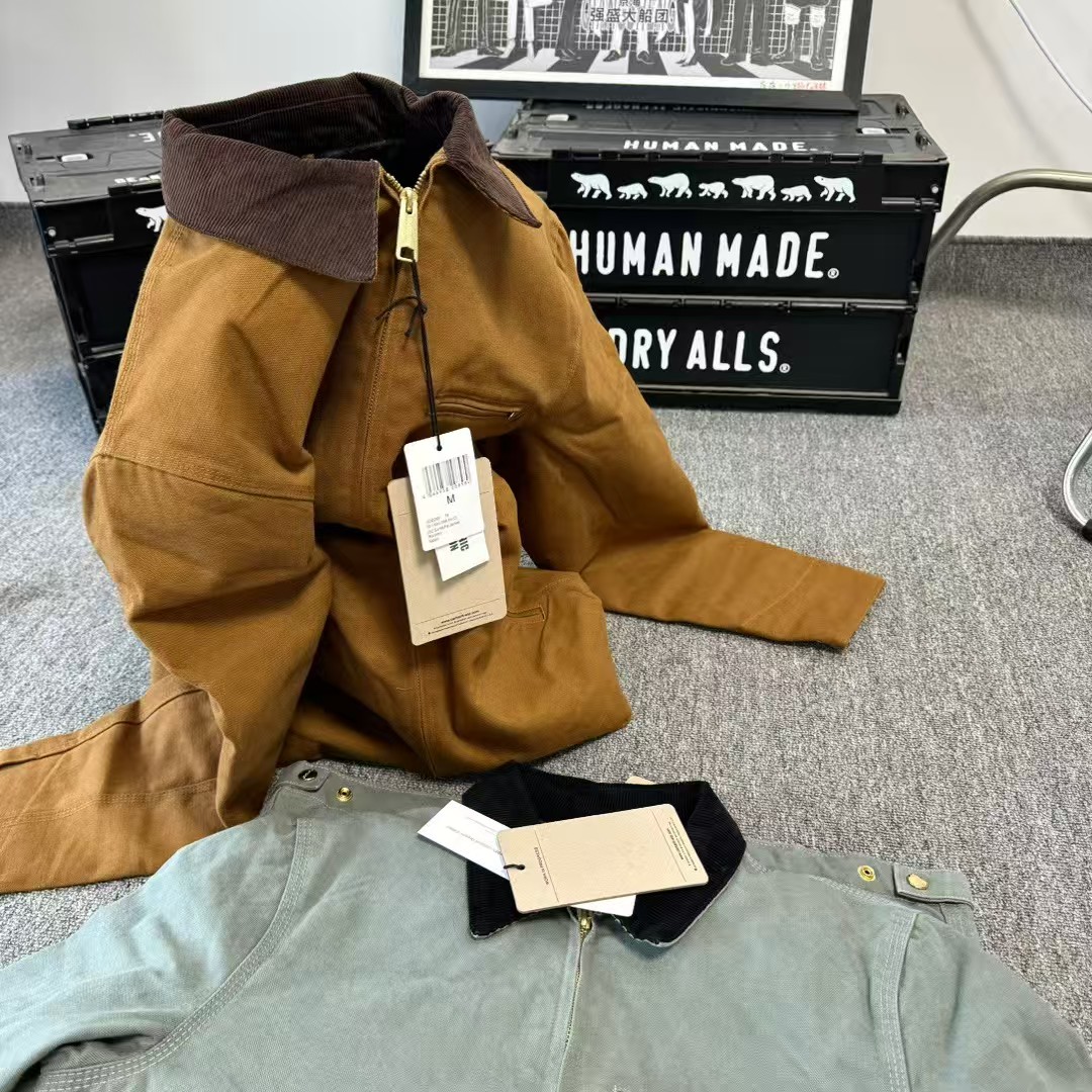 J01 Detroit Jacket纯色毛毯内里美式复古春秋底特律夹克工装夹克