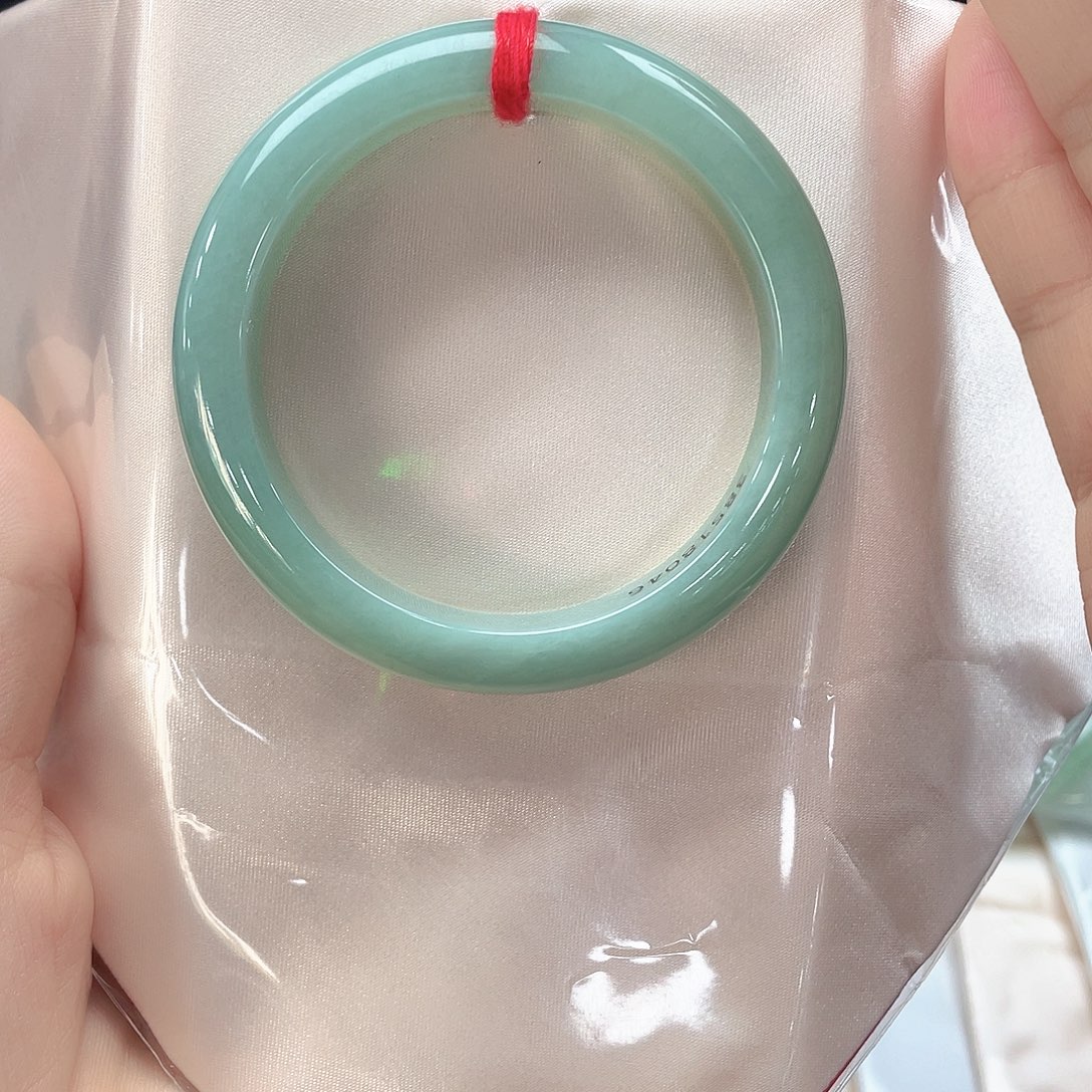 翡翠未镶嵌手镯天然缅甸A货翡翠手镯6号