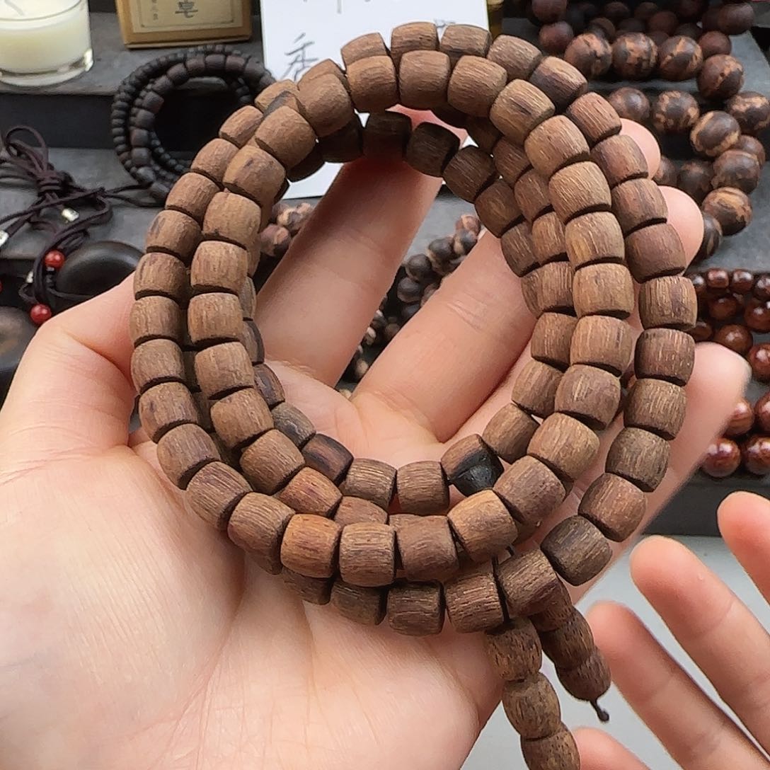 降真香手串/手链8×8x108直切藤心黄油密结