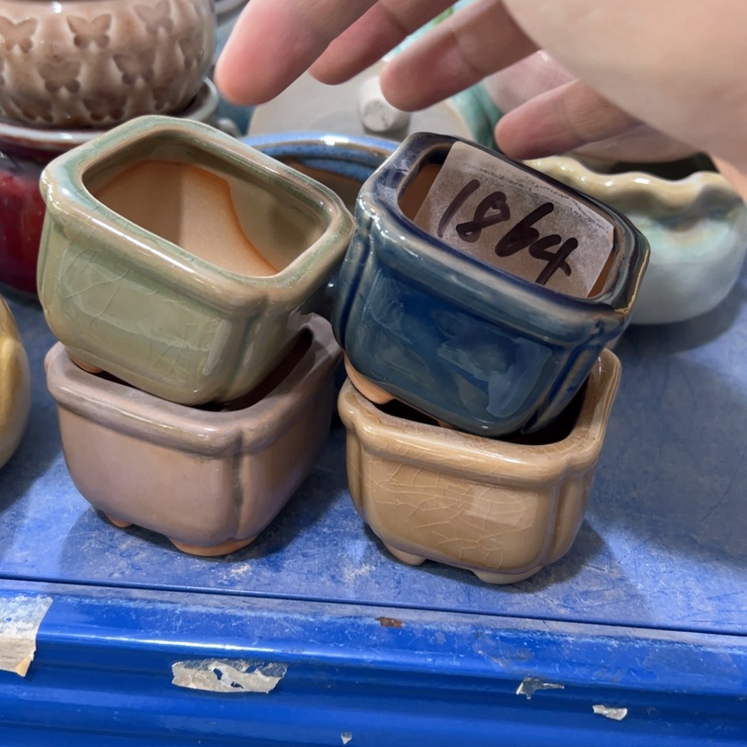 陶瓷多肉小花盆@@1864