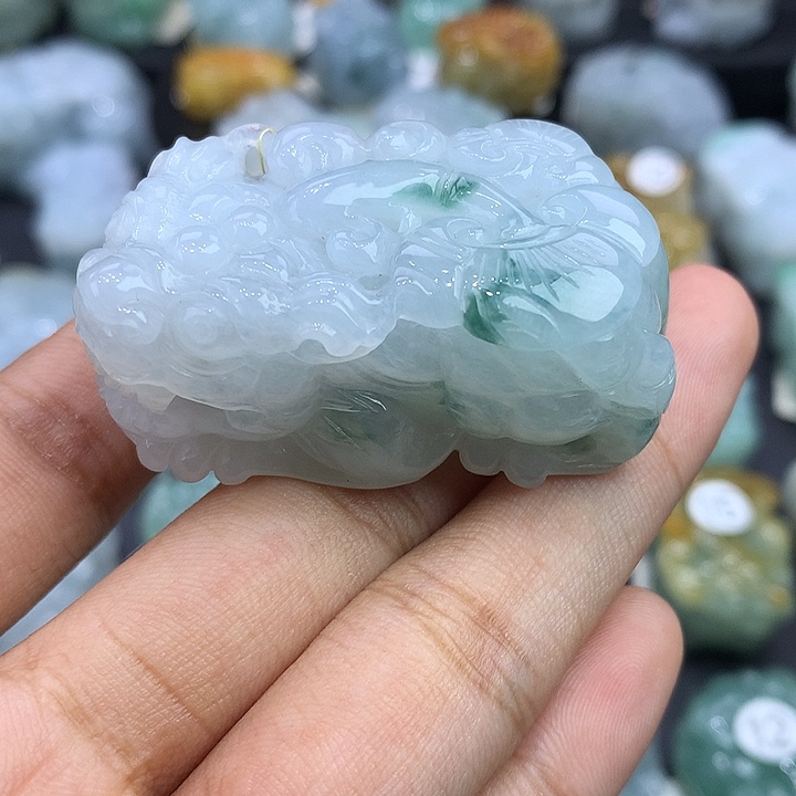 翡翠未镶嵌颈饰天然缅甸翡翠