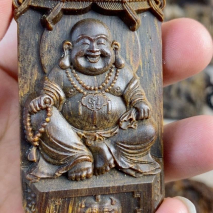 【闪购商品】木芽庄弥勒佛送养香罐