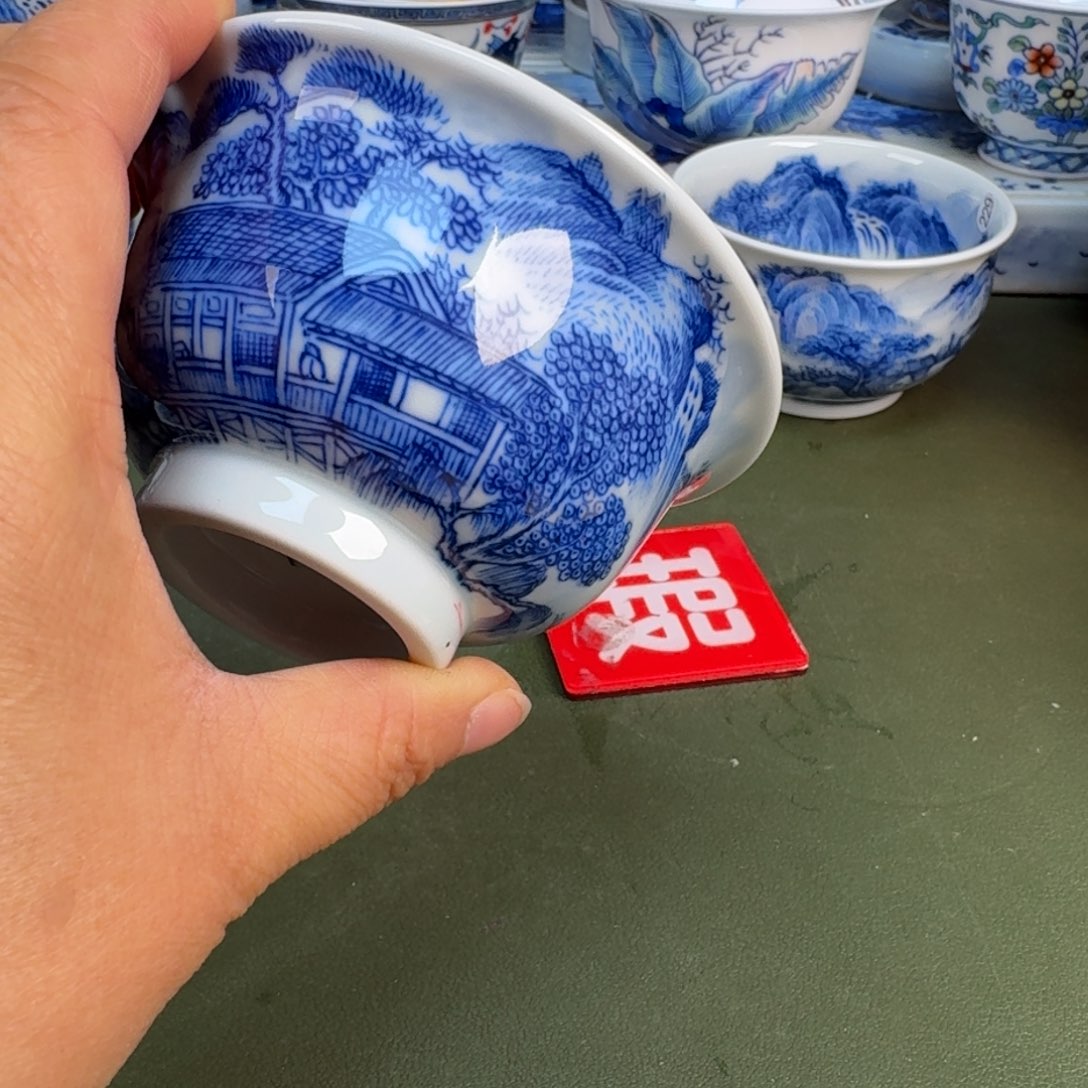 陶景德镇纯手绘茶具圆圆242