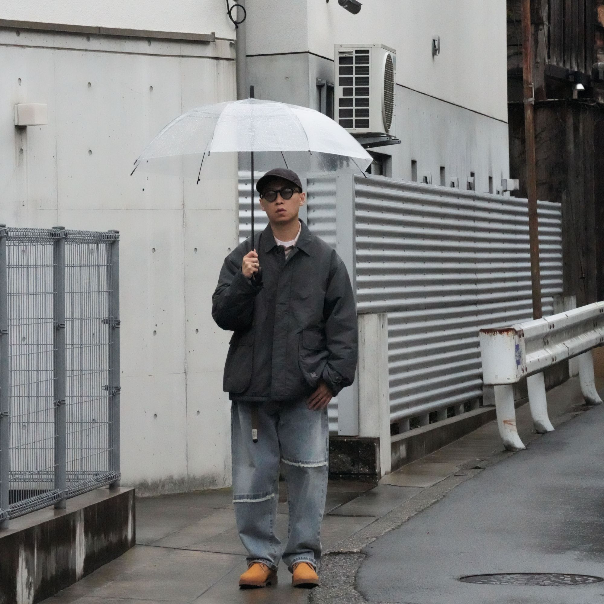 UNITELIFE25AW主线 改良4.1赤耳破坏拼接流苏水洗牛仔裤14.5OZ