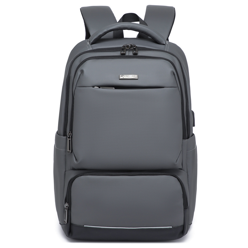 防刮轻奢风耐磨休闲风防摔电脑包初中简约双肩包通勤1247#