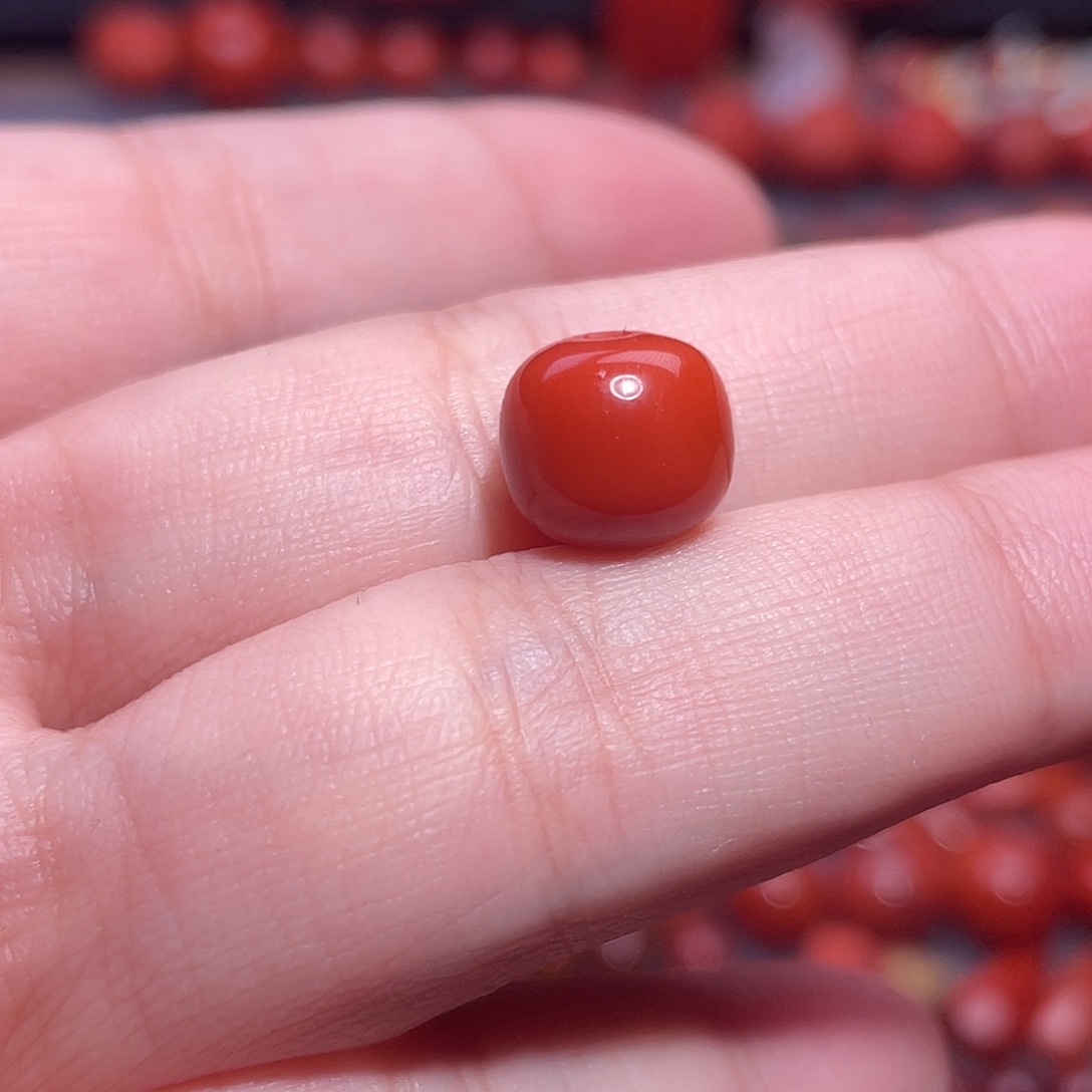 路***空南红玛瑙未镶嵌老型10