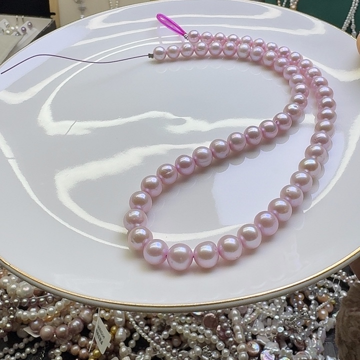 淡水珍珠耳饰合金