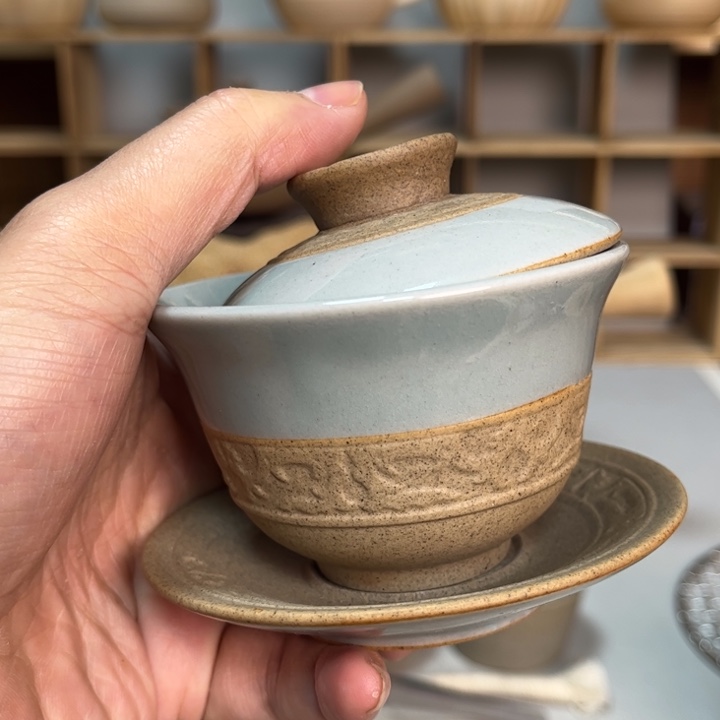 壶老段烧陶瓷茶器