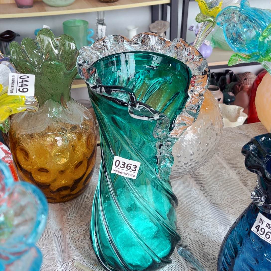 琉璃0363 花瓶摆件高39