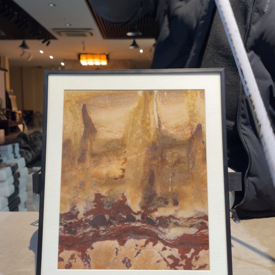 彩石26/30 三峡清江画面石 一路长虹