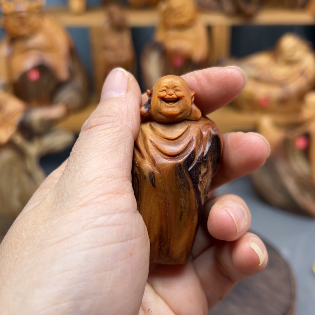 柏木崖柏木摆件手把件，27