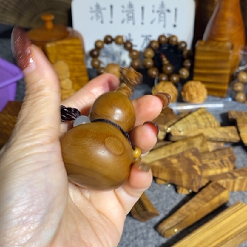 【闪购商品】金丝楠金丝楠木手把件