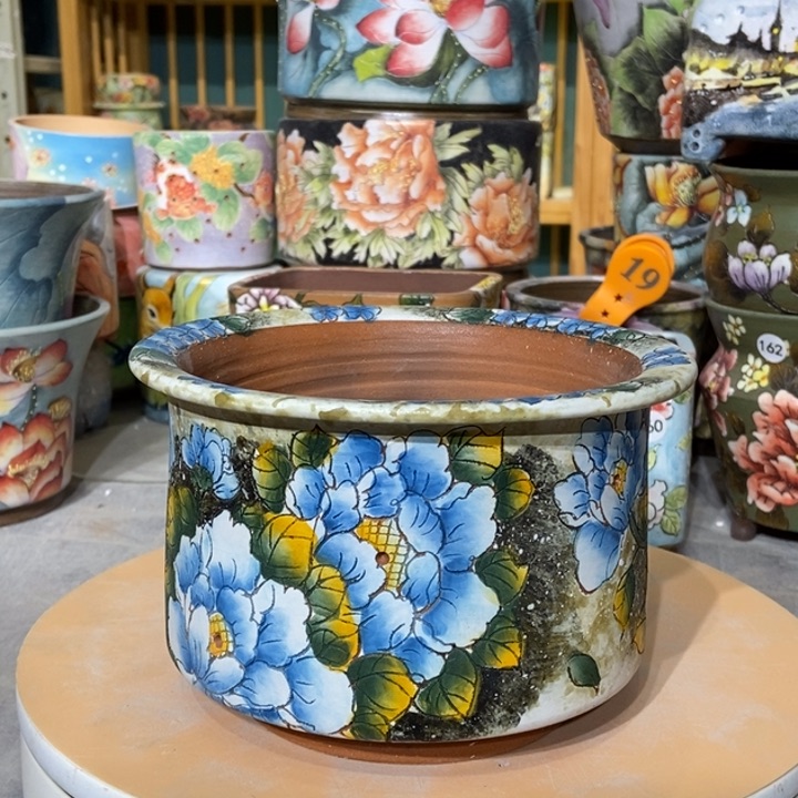 红陶景德镇艺术手绘作品