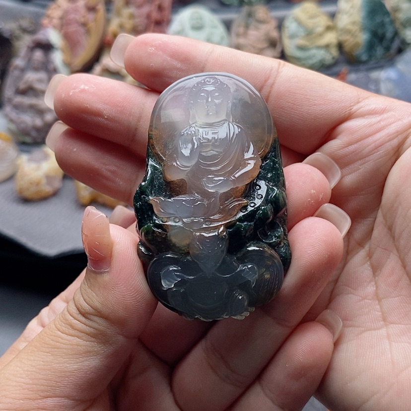 【闪购商品】未镶嵌吊坠定制玛瑙