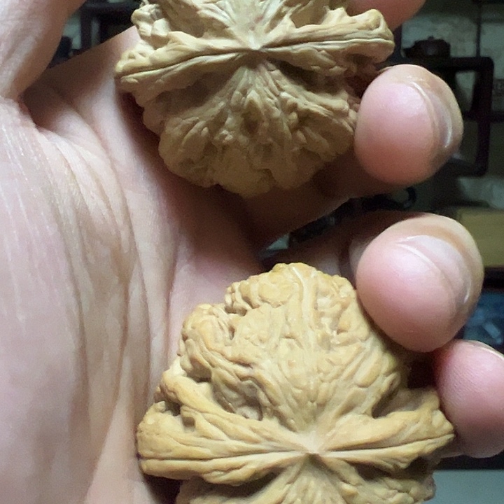 吊坠文玩核桃全品 没修 47 大粗筋