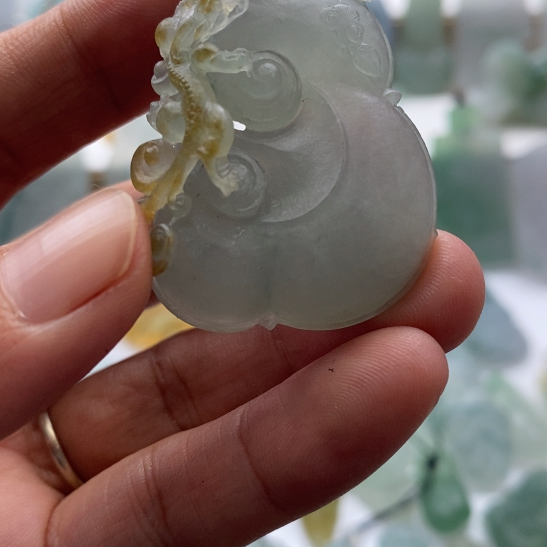 未镶嵌定制翡翠羊****～